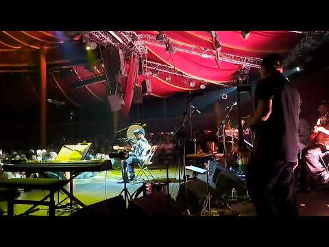 Keith Rowe performing Groovy situation with Inna de yard @Trabendo in Paris 2023