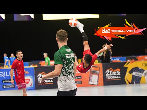 Hungary vs Thailand - Men's Doubles (Round of 16) - Teqball World Championships 2022 Nuremberg