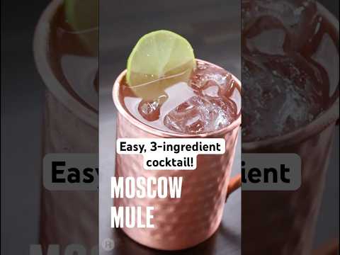 How to make a Moscow Mule #cocktail #cocktailrecipes #beginners #drinkrecipes #moscowmule #homebar