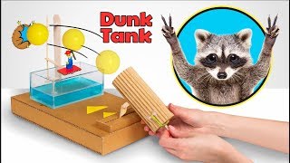 Let&#39;s play! Will Racoon Help Us To Make Brand New Dunk Tank Game?