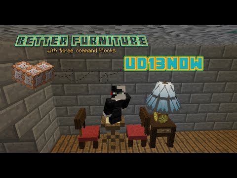 ◊better furniture◊ with micro blocks in vanilla minecraft with