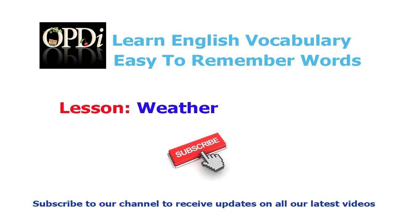 9. Weather | Oxford picture dictionary 2nd edition | Learn english vocabulary