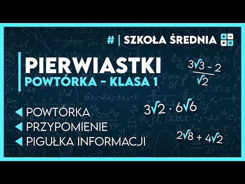 PIERWIASTKI - KLASA 1 ✅️ | Matematyka Szkoła Średnia 2️⃣0️⃣2️⃣6️⃣