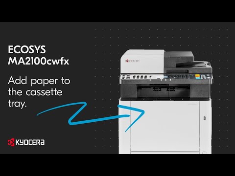 Kyocera MA2101cfx — бумага в кассету