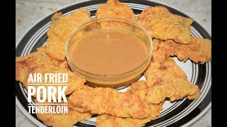Air Fried Pork Cutlets - Air Fryer Pork Recipes - Pork Tenderloin