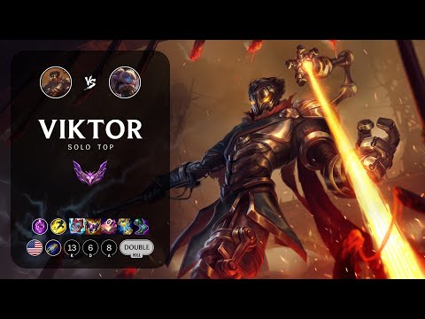 Viktor Top vs Poppy - NA Master Patch 13.10