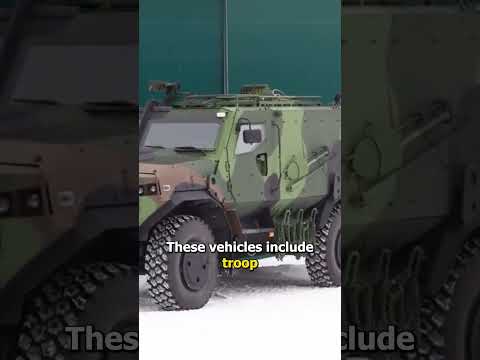 Sweden gets first batch of 260 Sisu GTP armored vehicles