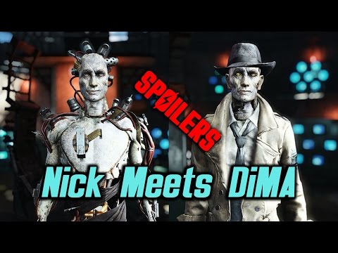 Fallout 4 Far Harbor - Nick Meets DiMA *SPOILERS*