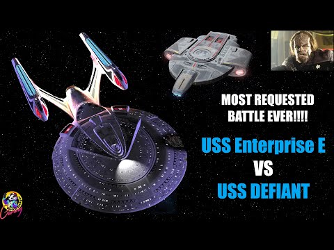 USS Enterprise E VS USS Defiant - ODD Ending - Star Trek Ship Battles - Bridge Commander