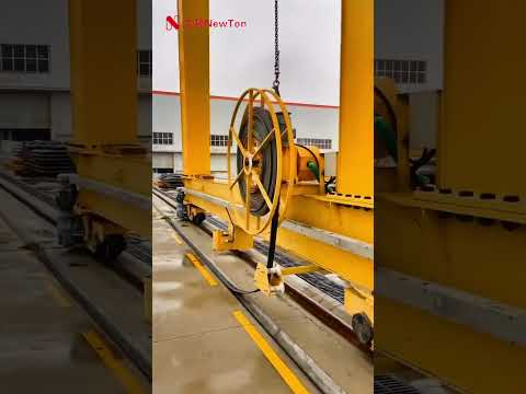 Rail Mounted Gantry Crane  #shortsvideo #gantrycrane