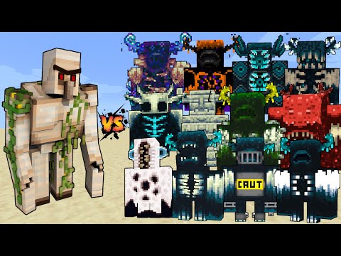 OP Mutant Iron Golem vs Warden Plus+