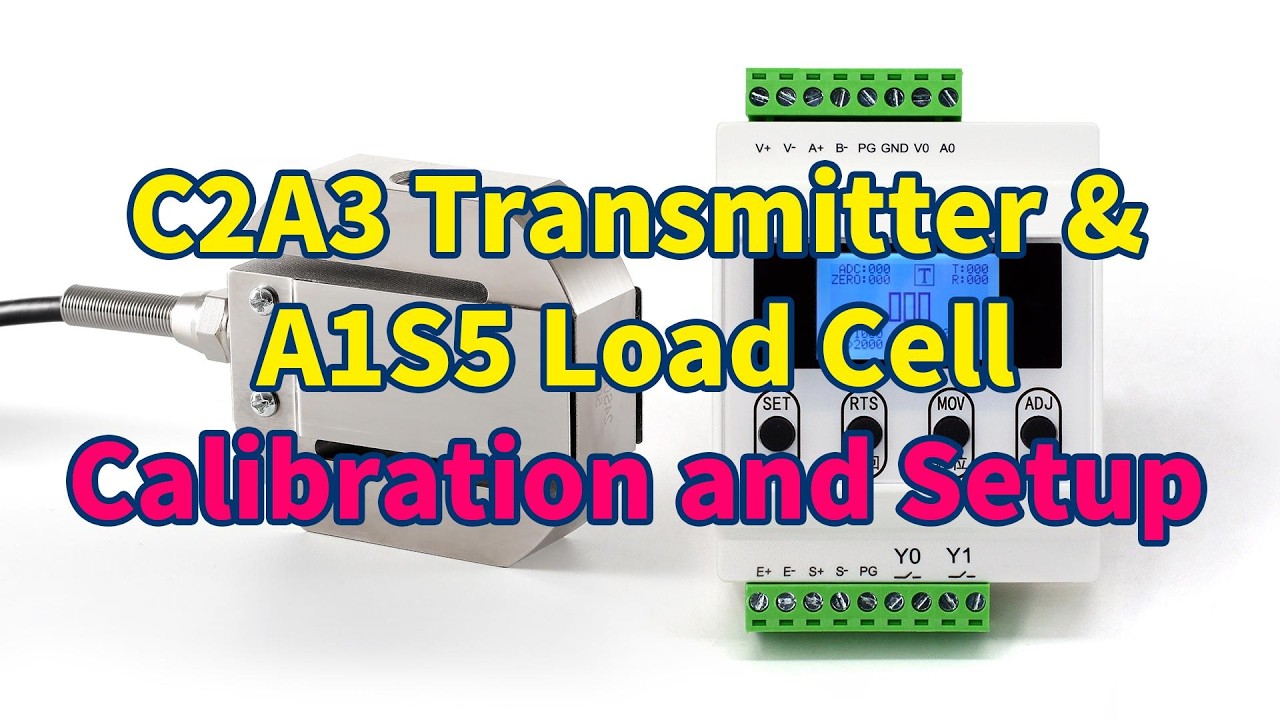 ST Indicator +A1S5 Load Cell Calibration and Setup Tutorial