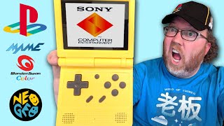 This GBA SP clone plays PS1 Games and more!