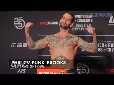 Phil 'CM Punk' Brooks makes weight for UFC 225
