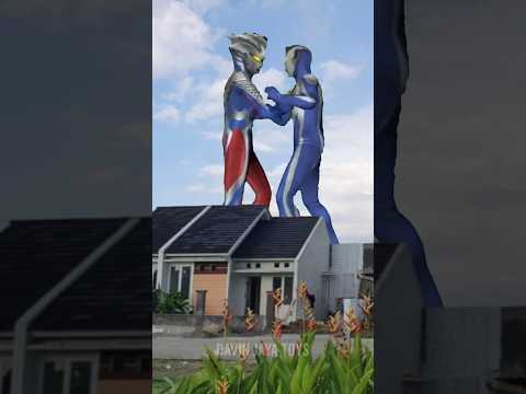 Ultraman Zero Vs Ultraman Cosmos #shorts #ultraman #drama #trendingshorts #komedi #parodi #fyp