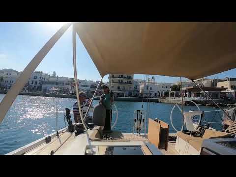 Tangled anchor lines in Naxos (Cyclades-Greece)