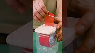 Easy Duct Tape Organizer for Quick Cutting 🔥 #storagehack