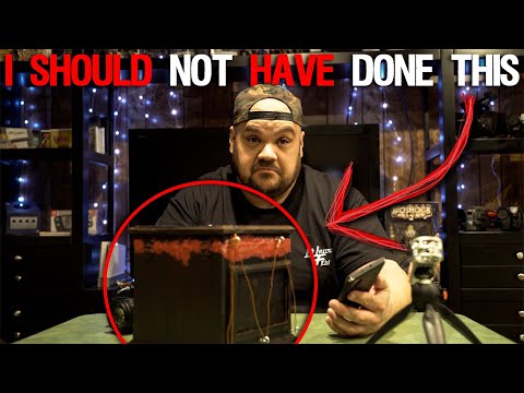 Opening a Dybbuk Box INSIDE MY HOUSE! Paranormal activity CAUGHT ON CAMERA!