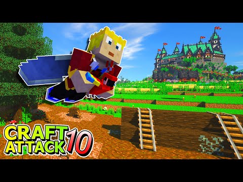 Coniferous Forest DONE & PRANK TRAGEDY in the CITY?! - Minecraft Craft Attack 10 #114