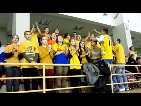 Sokół Międzychód - BM Kobylin doping kibiców