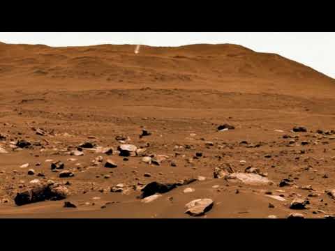A Martian Dust Devil Spins By