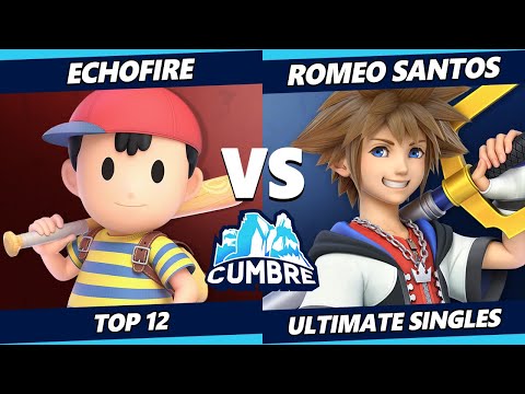 CUMBRE - Echofire (Ness) Vs Romeo Santos (Steve, Sora) SSBU Ultimate Tournament