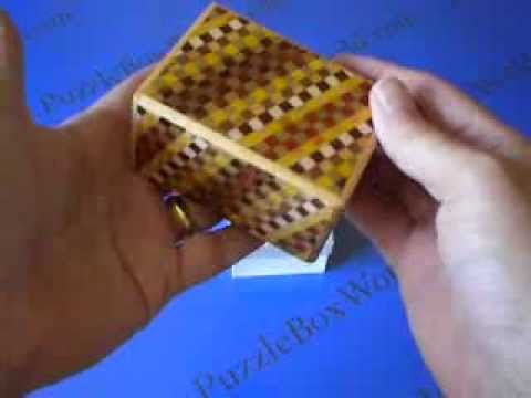 The 3 Sun 7 Step Ichimatsu Japanese Puzzle Box