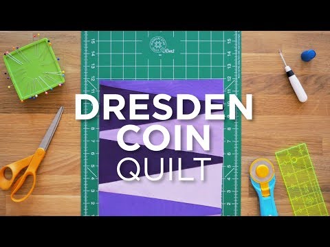 Quilt Snips Mini Tutorial - Dresden Coin Block