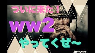 【COD：WW2】ついに来たβ！！初見プレイ！！『女子実況』
