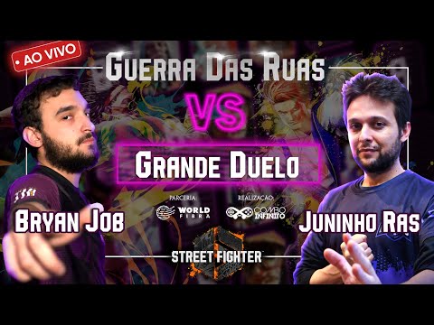 GUERRA DAS RUAS! STREET FIGHTER 6 COMO VOCÊ NUNCA VIU! Bryan Job vs JuninhoRas