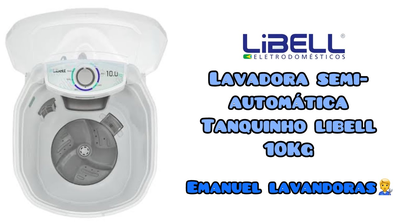 Lavadora semi-automática tanquinho libell 10Kg + centrífuga colormaq 12kg Prata