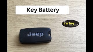 Jeep Renegade Flip Key Battery Change HOW TO
