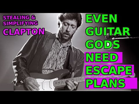 How To Always Sound Good Soloing To "Wonderful Tonight" . Eric Clapton Guitar Lesson