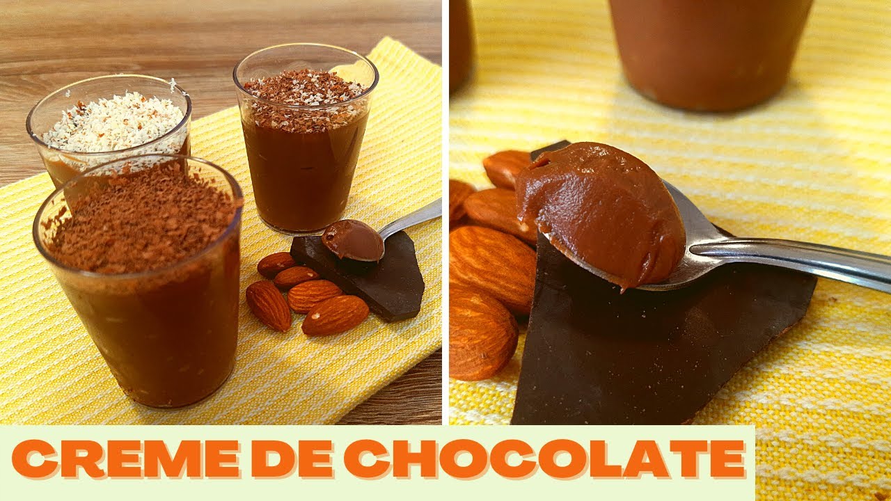 COMO FAZER CREME DE CHOCOLATE DE COLHER COM CREME DE LEITE