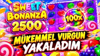 SLOT OYUNLARI | SWEET BONANZA 2500 | MÜKEMMEL VURGUN YAKALADIM !! #slot #slotoyu