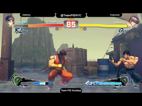 USF4 @ Team PIE Sundays - Zaferino (Fei Long) vs Kreymore (Guy)