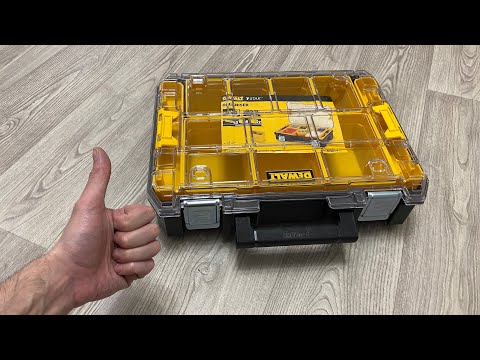 Органайзер DeWALT TSTAK с прозрачной крышкой, 10 чашек, IP54 (DWST82968-1)