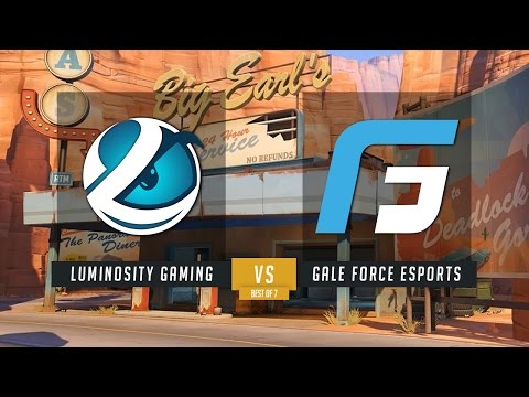 Luminosity Gaming vs. Gale Force eSports (Route 66) | The Plays Overwatch Showmatch