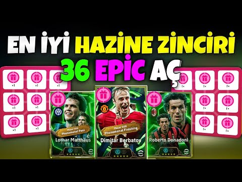 BELEŞ 36 EPİC AÇ 🎁 EN İYİ HAZİNE ZİNCİRİ 🔥 eFootball 2026 Mobile