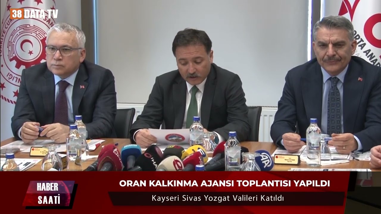 ORAN KALKINMA AJANSI TOPLANTISI YAPILDI.