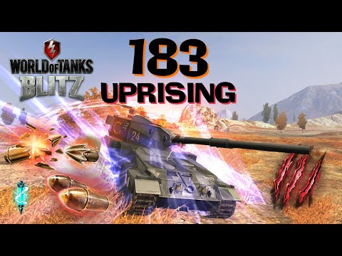 WOT Blitz FV215b 183 Uprising \\ One Shot One Kill