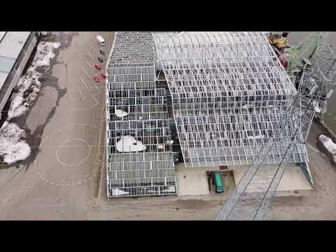 Kotka merikeskus Vellamo.  3. huhtikuuta 2021