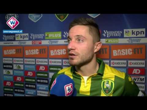 Reactie ADO Den Haag-aanvoerder Aaron Meijers na het verloren duel tegen Feyenoord