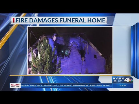 Fire at Funeral Home in Arkadelphia