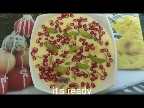Fruit custard || By-Shabana Quasmi