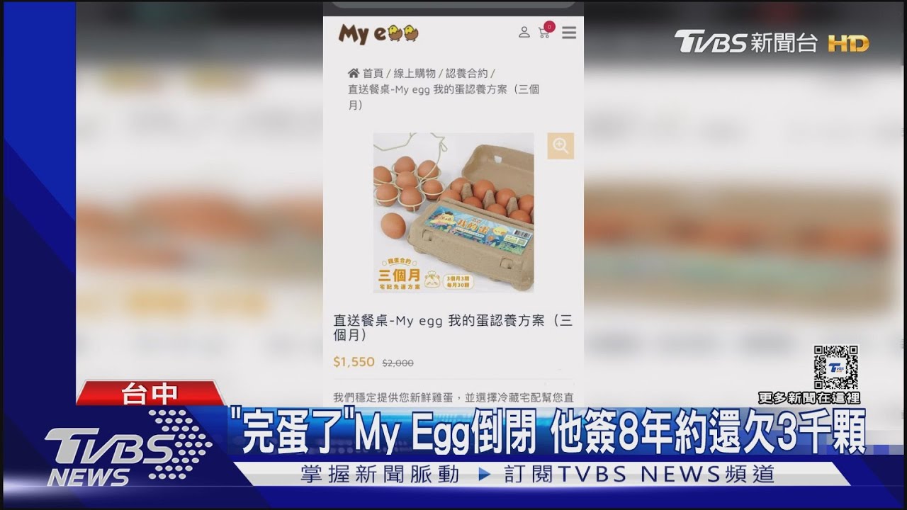 「完蛋了」MyEgg倒閉 他簽8年約還欠3千顆