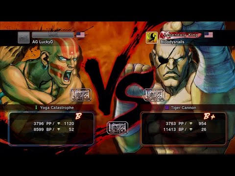 AG LuckyD [Dhalsim] vs Bloodysnails [Sagat] USF4