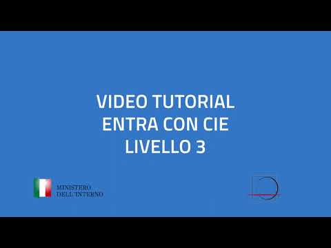 “ENTRA CON CIE” livello 3 in modalità mobile