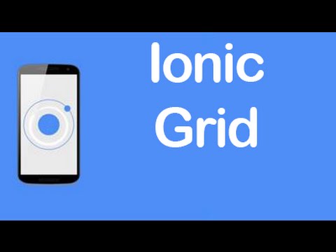 Ionic CSS Components Grid