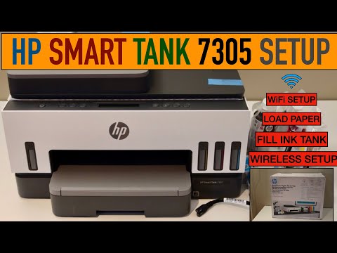 Spausdintuvas Hewlett Packard (HP) HP – „Smart Tank 7305“ daugiafunkcis įrenginys video